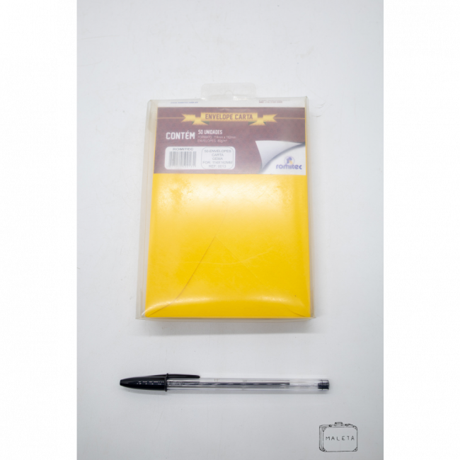 PASTA PARA ENVELOPE AMARELO