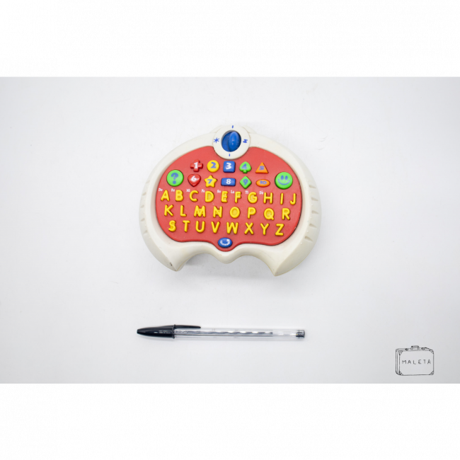 TECLADO ABC BRANCO INFANTIL