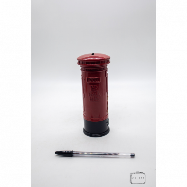COFRE LONDRES VERMELHO E PRETO