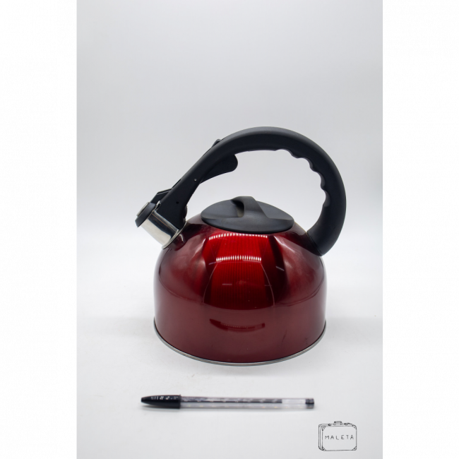 CHALEIRA INOX VERMELHA