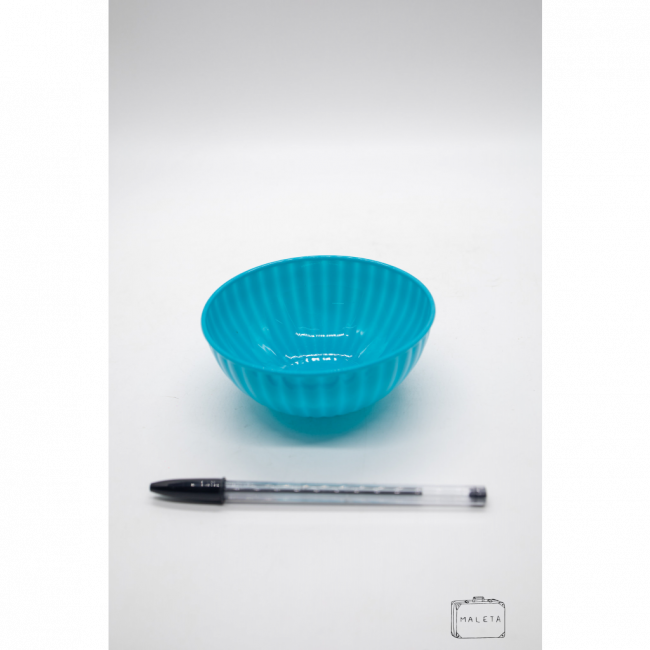 BOWL PLÁSTICO AZUL TURQUESA - PEQUENO