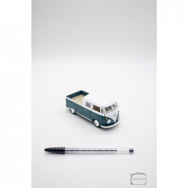 KOMBI UTILITÁRIA VERDE E BRANCA