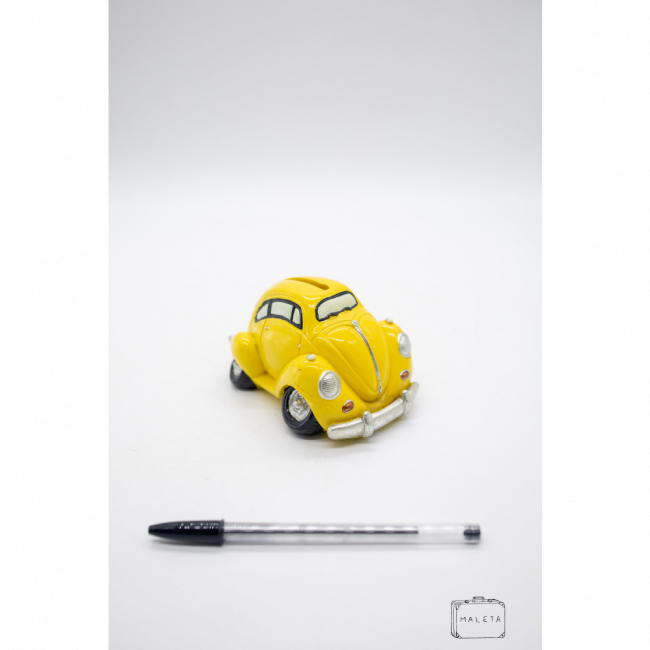 COFRE FUSCA AMARELO CERÂMICA