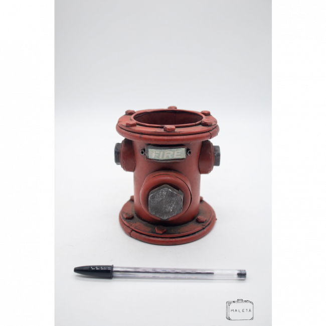 HIDRANTE FIRE VERMELHO METAL