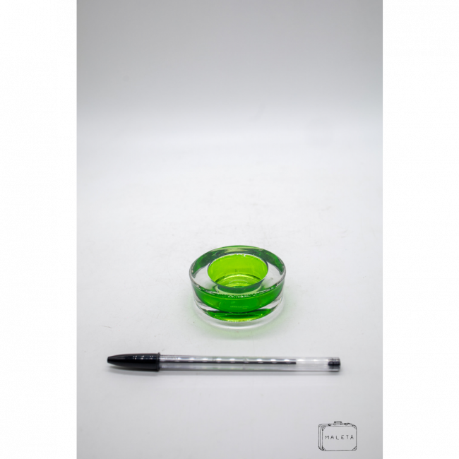 PORTA-VELA VIDRO VERDE