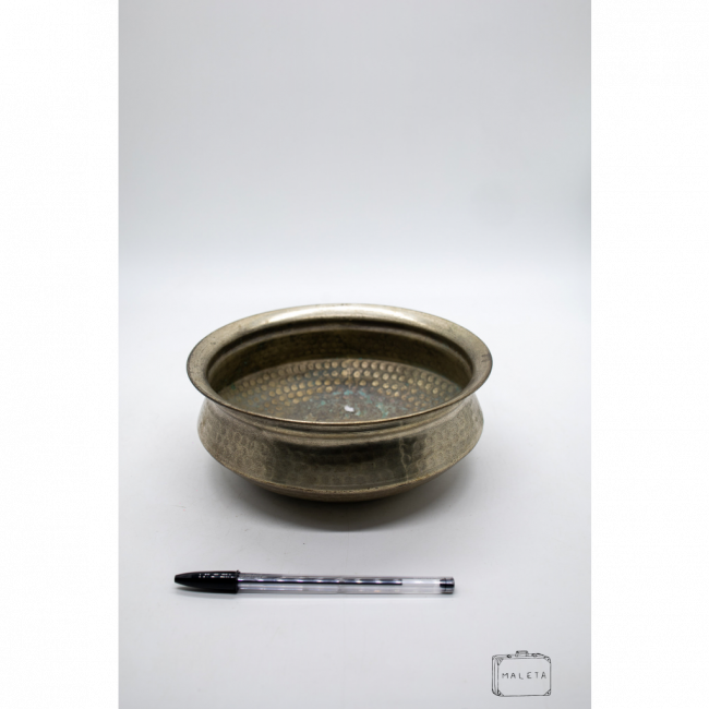 CACHEPÔ METAL OURO VELHO