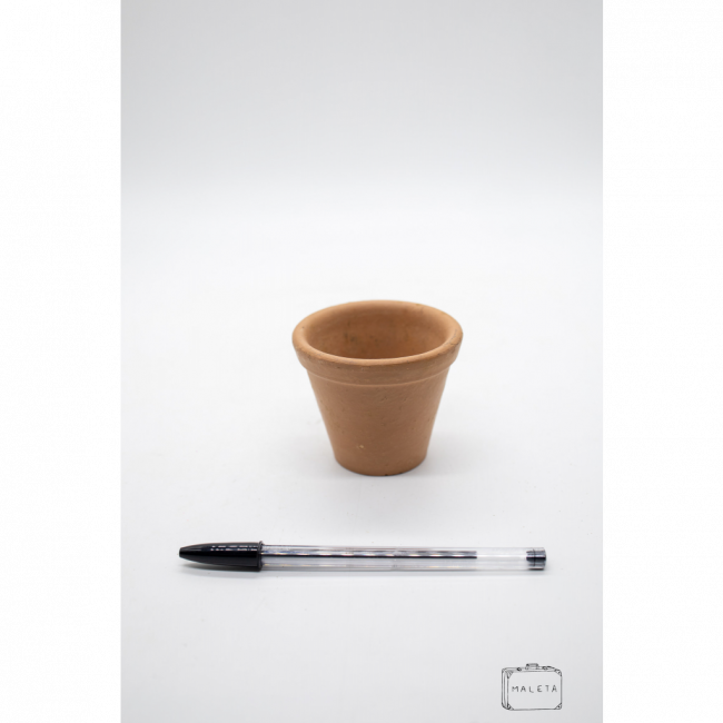 VASO BARRO CÔNICO PEQUENO