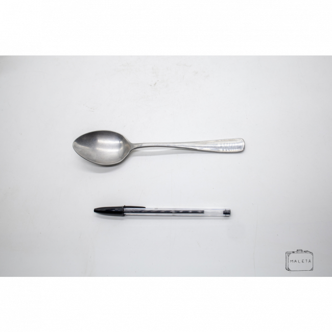 COLHER DE SOPA INOX CABO QUADRADO