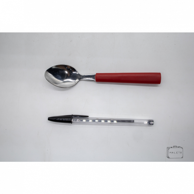 COLHER DE SOBREMESA CABO VERMELHO