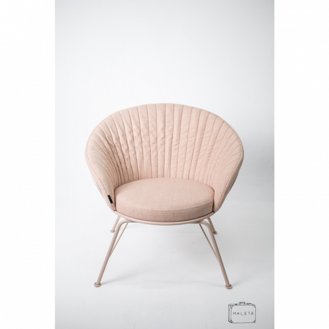 POLTRONA LEQUE ROSA FERNANDO JAEGER