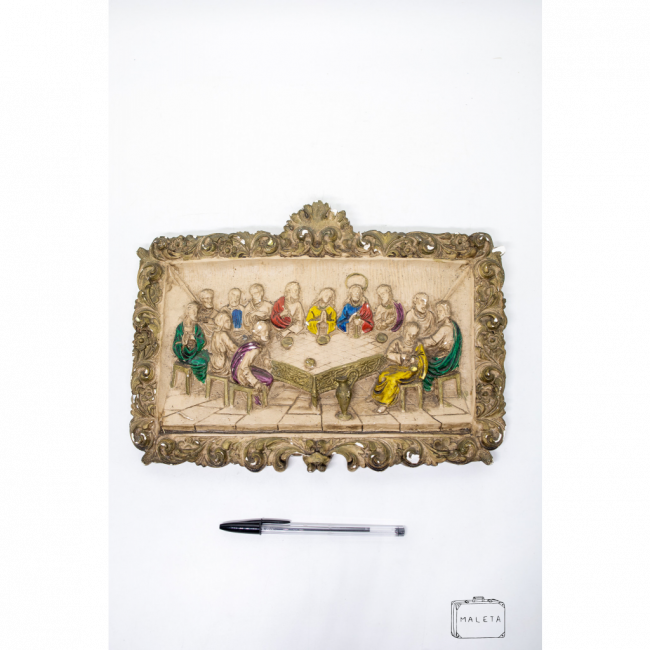 QUADRO GESSO SANTA CEIA