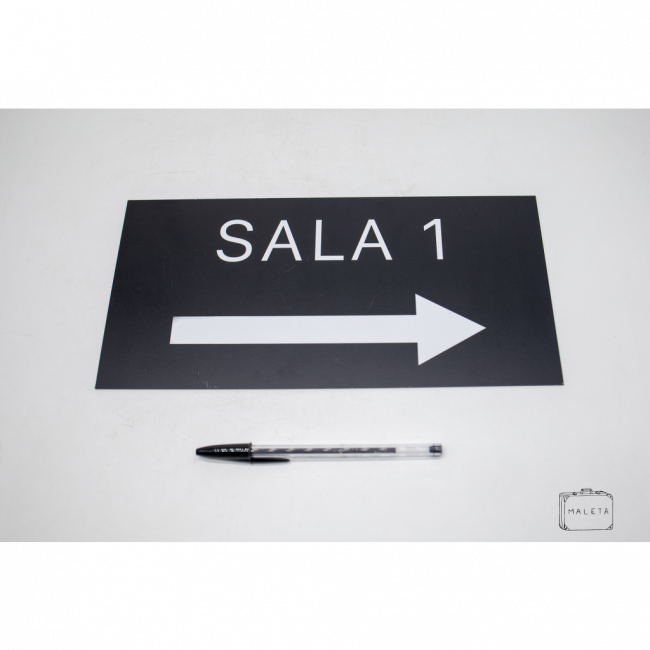 PLACA PVC PRETA \