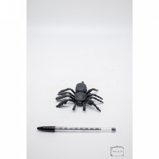 ARANHA BRINQUEDO PRETA - GRANDE
