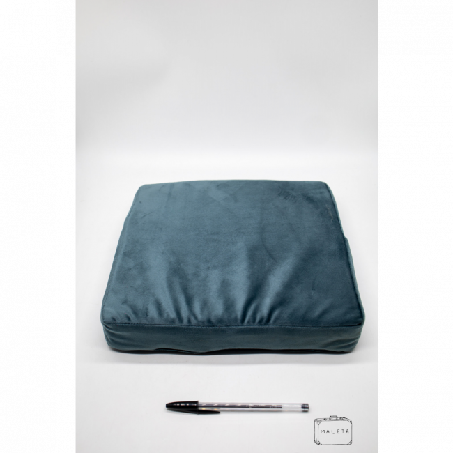 ALMOFADA SUEDE QUADRADA VERDE ESCURO