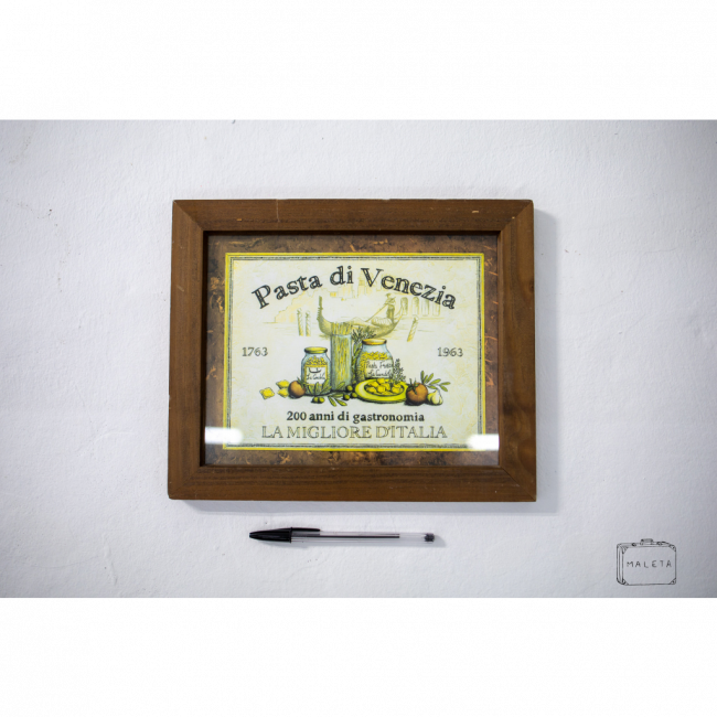 QUADRO PASTA DI VENEZIA - 30X25