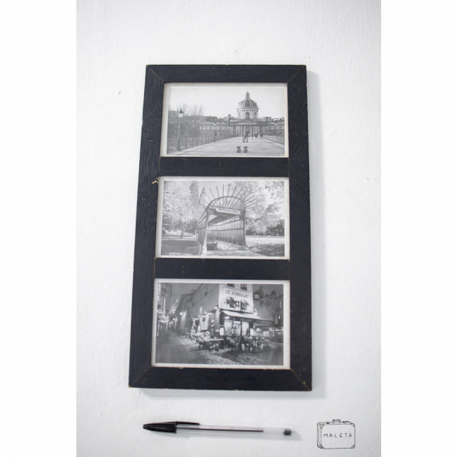 QUADRO 3 FOTOS - 19X36