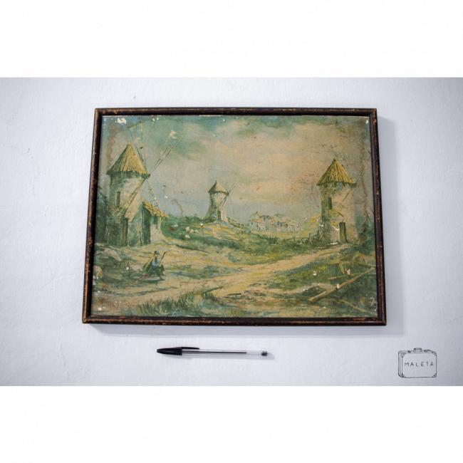 QUADRO MADEIRA RODOMOINHOS - 41X31