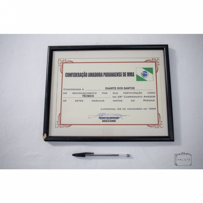 QUADRO CONFEDERAÇÃO AMADORA PARANAENSE DE MMA - 34X27