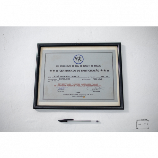 QUADRO CERTIFICADO DE PARTICIPAÇÃO - 34X27