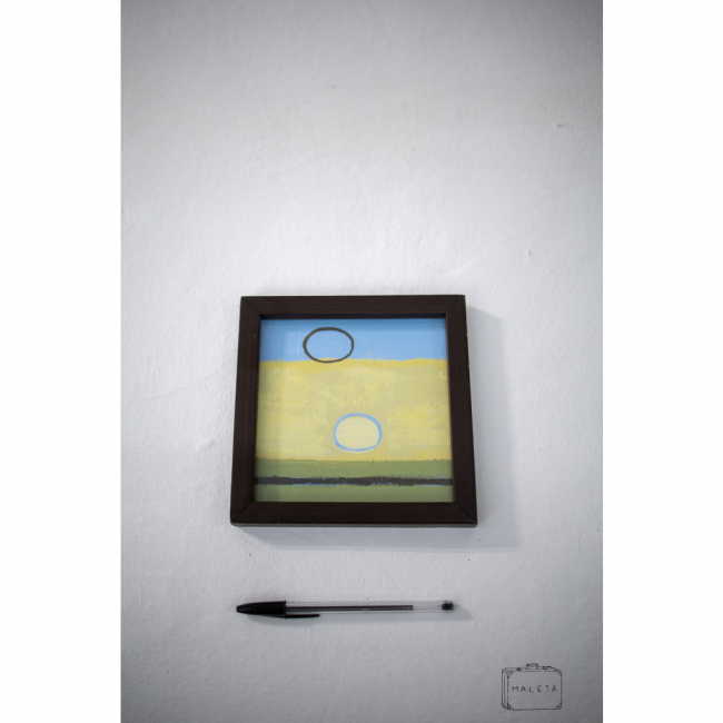 QUADRO ABSTRATO - 18X18