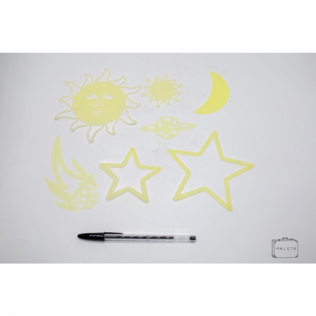 LUMINOSOS DE TETO (ESTRELA, LUA, SOL ETC.)