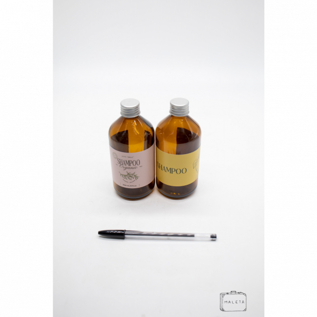 VIDRO PARA PRODUTO SHAMPOO MARROM 100GR - LS