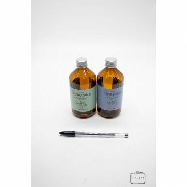 VIDRO PARA PRODUTO CONDICIONADOR MARROM 100GR - LS