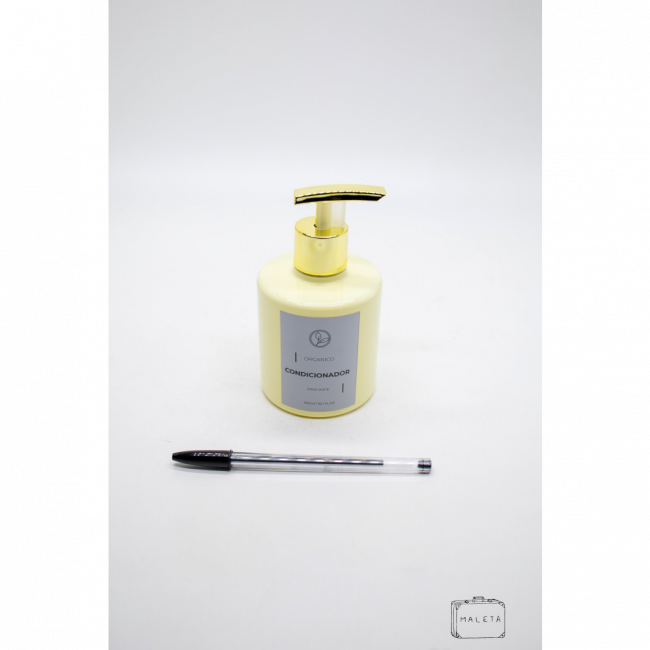 PORTA CONDICIONADOR COM PUMPY AMARELO - LS