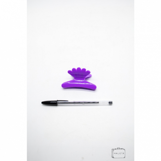 PRESILHA DE CABELO PLÁSTICO ROXO - LS