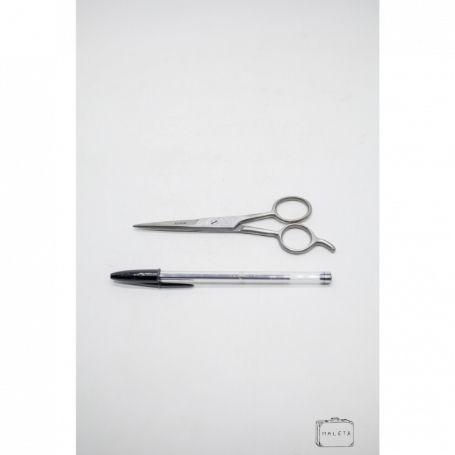 TESOURA DE CABELO PRATA - LS