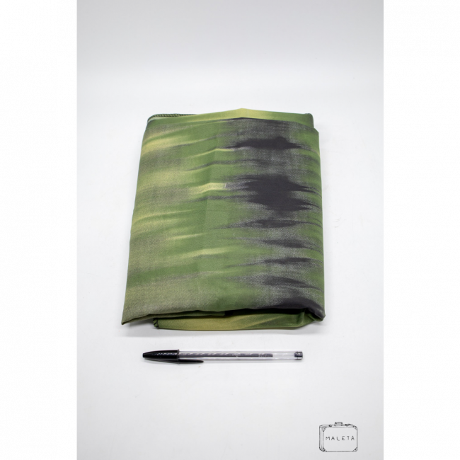 CAPA DE CABELEIREIRO VERDE ESTAMPA AMARELA - LS