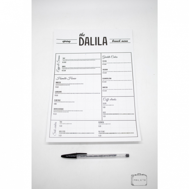 CARDÁPIO \