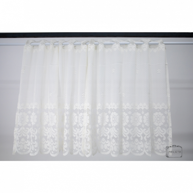 CORTINA RENDA CREME - 0,85X0,80