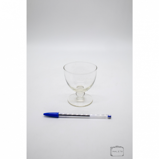 TAÇA VIDRO BAIXA SOBREMESA