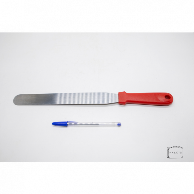ESPÁTULA PARA BOLO CABO VERMELHO
