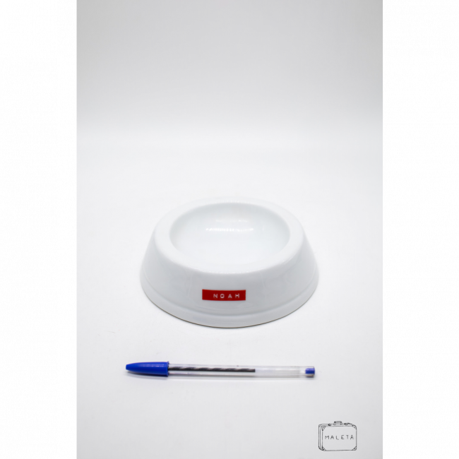 POTE CERÂMICA PARA PET BRANCO NOAH
