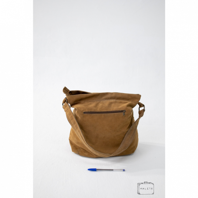 BOLSA TIRA COLO CAMURÇA MARROM