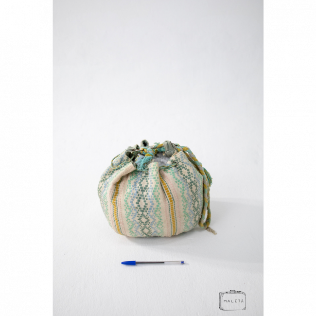 BOLSA TIRA COLO HIPPIE DETALHADA VERDE