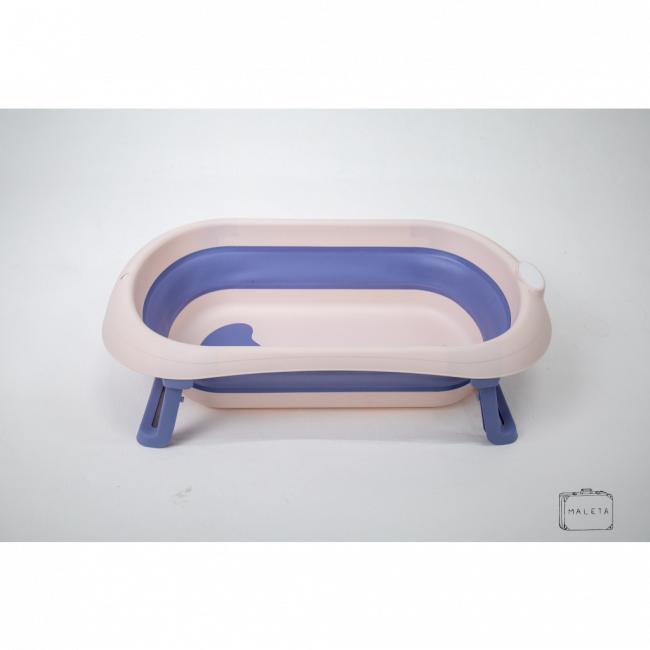 BANHEIRA SILICONE RETRÁTIL LILÁS ROSA