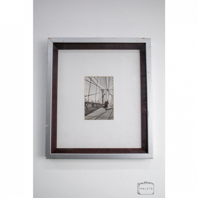 QUADRO HOMEM NA PONTE - 38X33