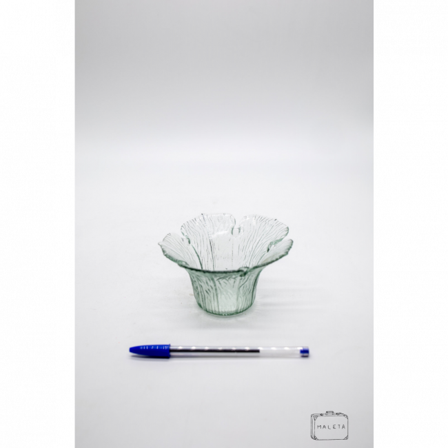 VASO VIDRO ESVERDEADO 