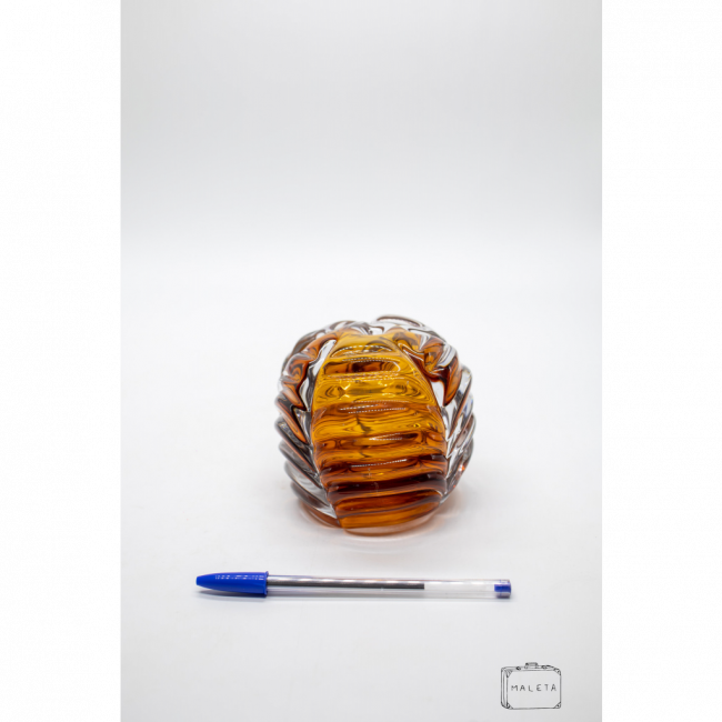 PESO DECORATIVO MURANO MARROM