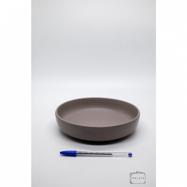 SALADEIRA CERÂMICA LILÁS – MÉDIO