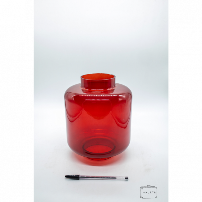VIDRO DECORATIVO VERMELHO