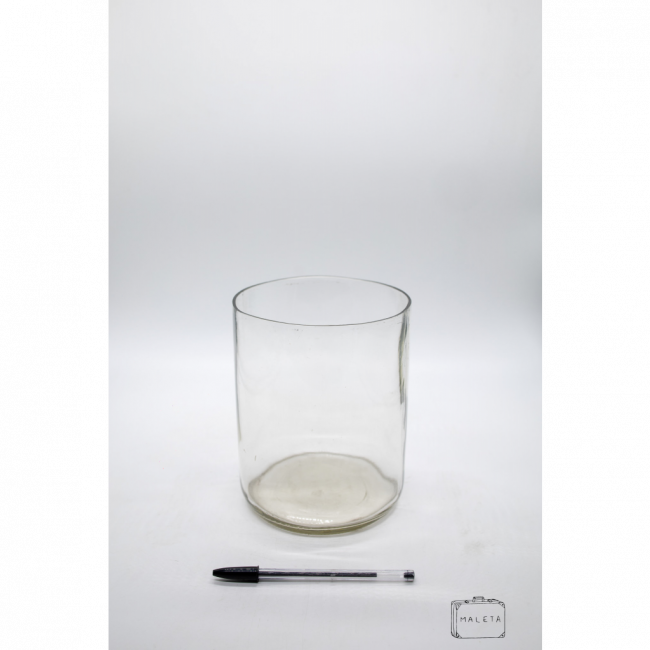 VASO VIDRO REDONDO ALTO