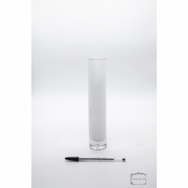 VASO VIDRO FINO BRANCO