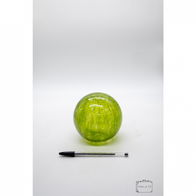 BOLA VIDRO DECORAÇÃO VERDE