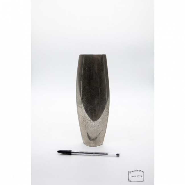 VASO METAL CROMADO ALTO