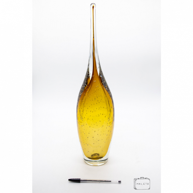 VIDRO MURANO AMARELO