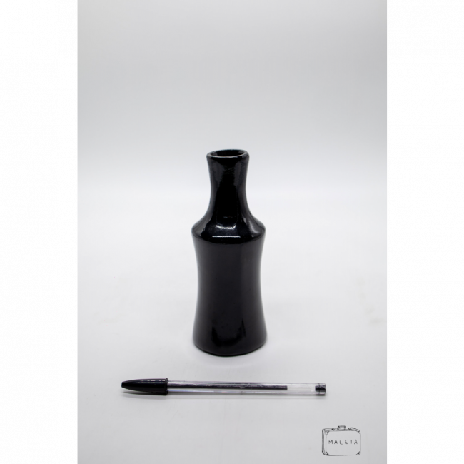 VASO VIDRO PRETO – PEQUENO